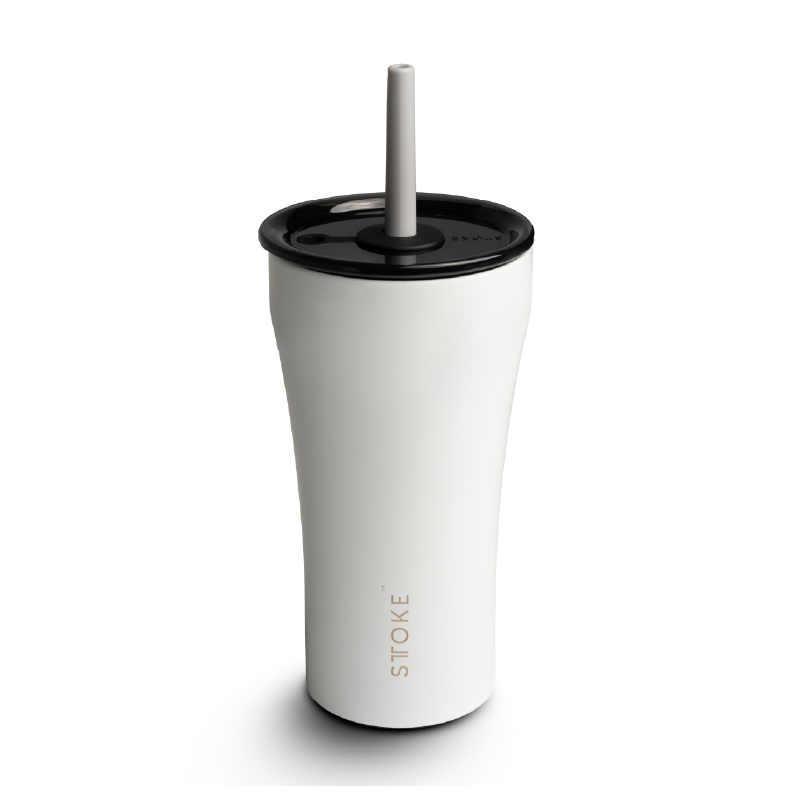 Angel White | 20oz Leakproof Straw Cup