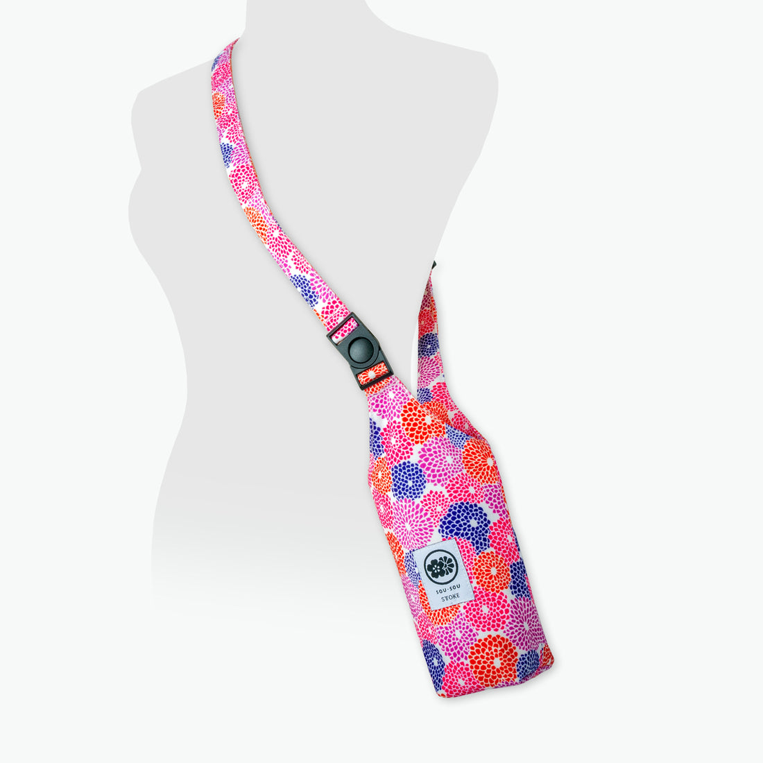 Chrysan-Bottle Handy Bag | STTOKE x SOU•SOU (Limited Edition)