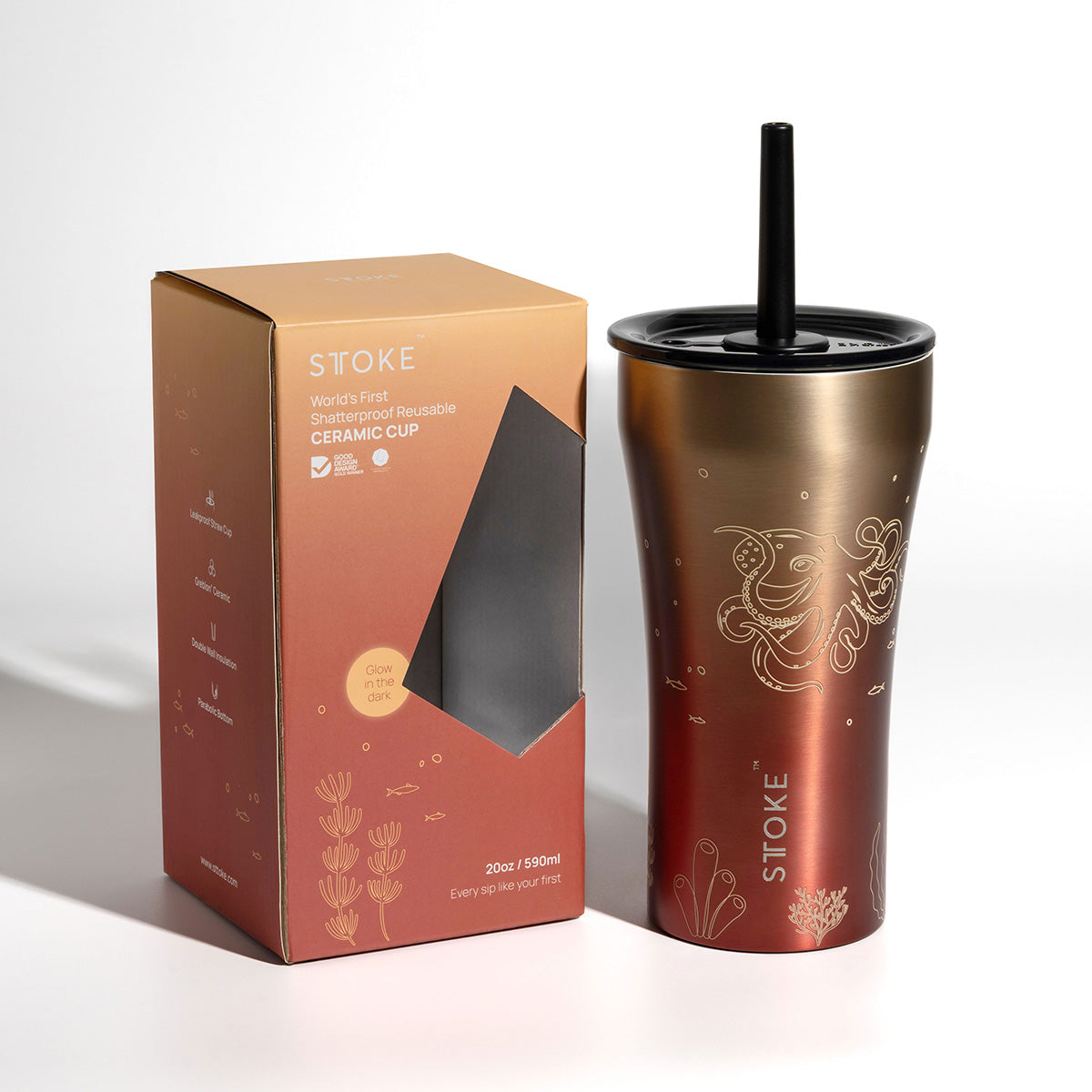 [Pre-order] Octopus | 20oz Leakproof Straw Cup